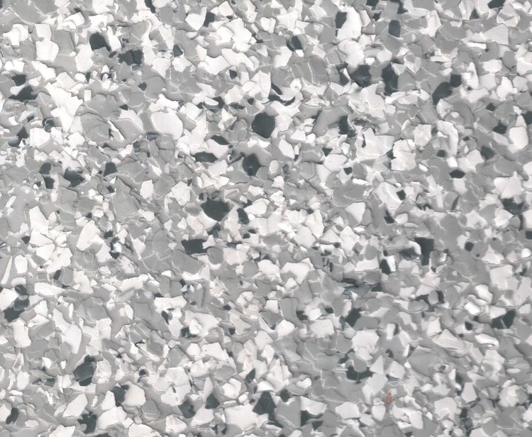 Winter epoxy flake colour